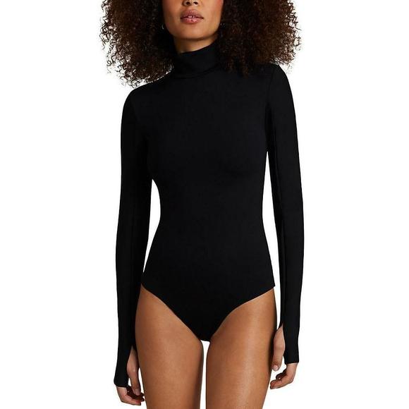 COMMANDO LLC Tops - Commando Black Neoprene Bodysuit Turtleneck XS Extra Small